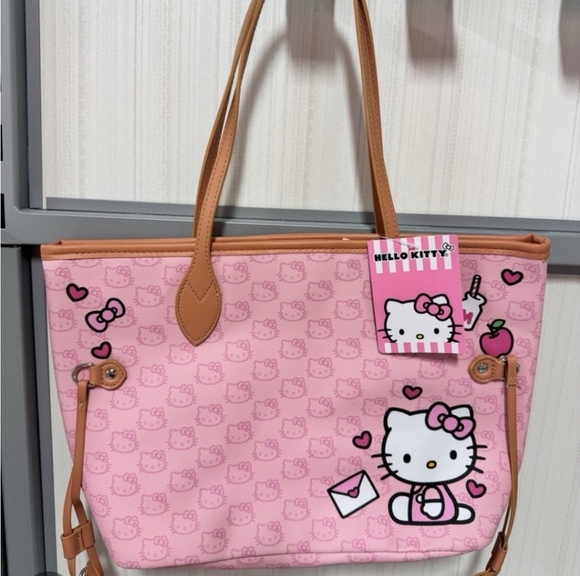 Hello Kitty Handbags - Hello Kitty Pink Tote Bag